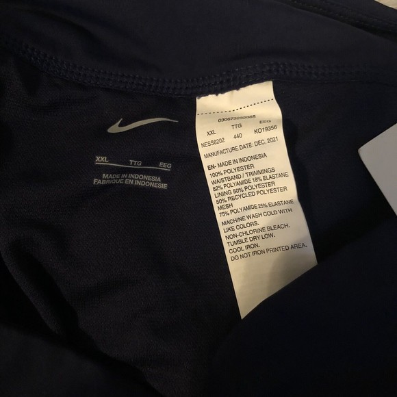 New Nike Size XXL Midnight Blue Swim Women’s Shorts - Picture 3 of 3